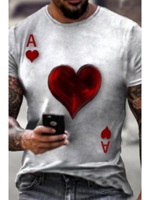 Poker Print T-shirt